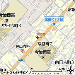 愛媛県今治市常盤町7丁目4-4周辺の地図