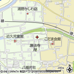 徳島県吉野川市川島町学近久232周辺の地図