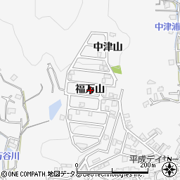 徳島県徳島市八万町福万山周辺の地図