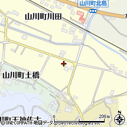 徳島県吉野川市山川町川田1405周辺の地図