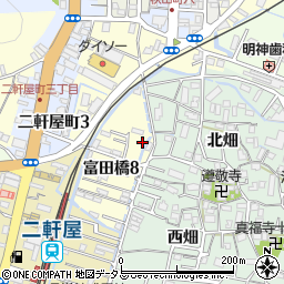 徳島県徳島市富田橋8丁目67-1周辺の地図