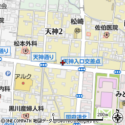 岡本敬久税理士事務所周辺の地図