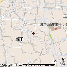 徳島県美馬市美馬町蛭子周辺の地図