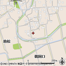 徳島県美馬市美馬町鵜飼口周辺の地図