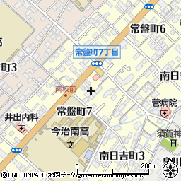愛媛県今治市常盤町7丁目1-31周辺の地図