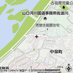 山口県防府市中泉町15-25周辺の地図