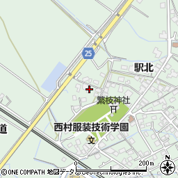 山口県防府市台道駅北424周辺の地図