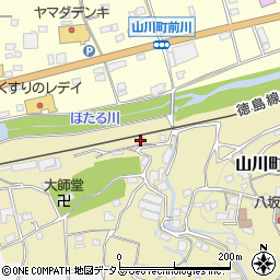 徳島県吉野川市山川町古城138周辺の地図