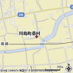 徳島県吉野川市川島町桑村2058周辺の地図