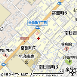 愛媛県今治市常盤町7丁目1-6周辺の地図