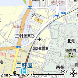 徳島県徳島市富田橋8丁目47周辺の地図
