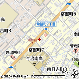愛媛県今治市常盤町7丁目1-37周辺の地図