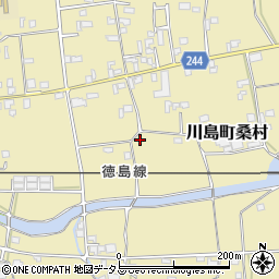 徳島県吉野川市川島町桑村2025周辺の地図
