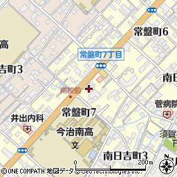 愛媛県今治市常盤町7丁目1-38周辺の地図