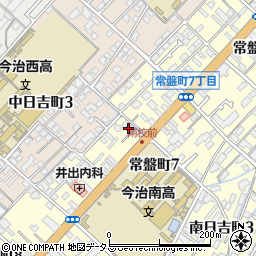 愛媛県今治市常盤町7丁目4-32周辺の地図