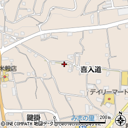 徳島県美馬市美馬町喜入道28周辺の地図