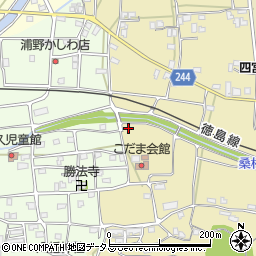 徳島県吉野川市川島町桑村1881周辺の地図