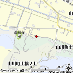 徳島県吉野川市山川町川田882周辺の地図