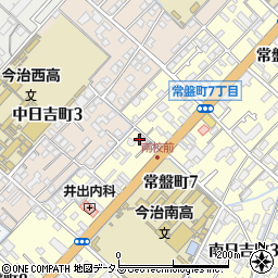 愛媛県今治市常盤町7丁目4-30周辺の地図