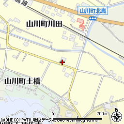 徳島県吉野川市山川町川田1403周辺の地図