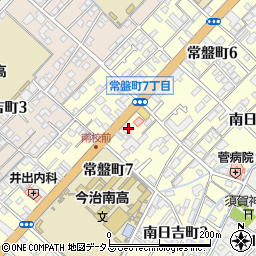 愛媛県今治市常盤町7丁目1-40周辺の地図