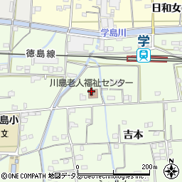 川島老人福祉センター周辺の地図