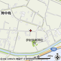 徳島県美馬市穴吹町三島舞中島602周辺の地図