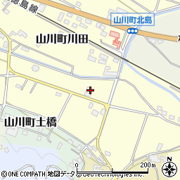 徳島県吉野川市山川町川田1402周辺の地図