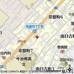 愛媛県今治市常盤町7丁目1-5周辺の地図