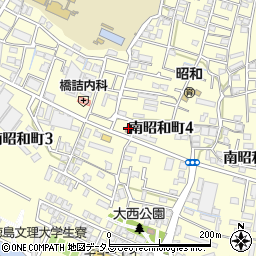 徳島南昭和郵便局周辺の地図