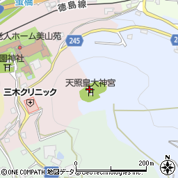 徳島県吉野川市山川町祇園40周辺の地図