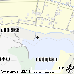 徳島県吉野川市山川町坂口36周辺の地図