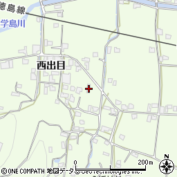 徳島県吉野川市川島町学西出目86周辺の地図