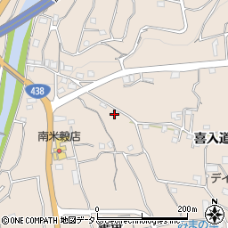 徳島県美馬市美馬町喜入道74周辺の地図