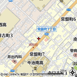 愛媛県今治市常盤町7丁目5-7周辺の地図