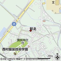 山口県防府市台道駅北536周辺の地図