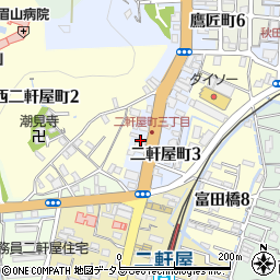 鎌田眼科医院周辺の地図