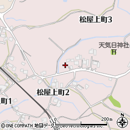 山口県下関市松屋上町周辺の地図