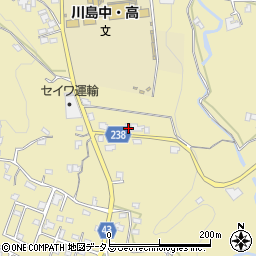 徳島県吉野川市川島町桑村505周辺の地図