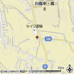 徳島県吉野川市川島町桑村501周辺の地図
