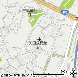 愛媛県今治市矢田773-1周辺の地図