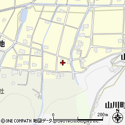 徳島県吉野川市山川町川田361周辺の地図