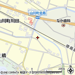 徳島県吉野川市山川町川田1431周辺の地図