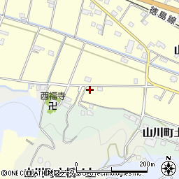 徳島県吉野川市山川町川田880周辺の地図