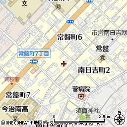 愛媛県今治市常盤町6丁目5-31周辺の地図