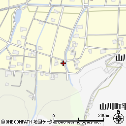 徳島県吉野川市山川町川田361-2周辺の地図