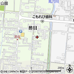 山口県防府市酢貝17周辺の地図