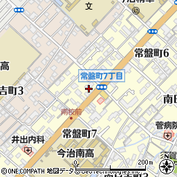 愛媛県今治市常盤町7丁目5-4周辺の地図
