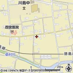 徳島県吉野川市川島町桑村1989周辺の地図
