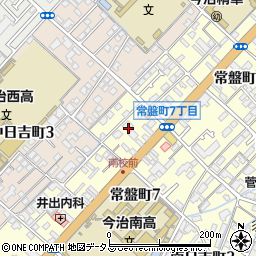 愛媛県今治市常盤町7丁目5周辺の地図